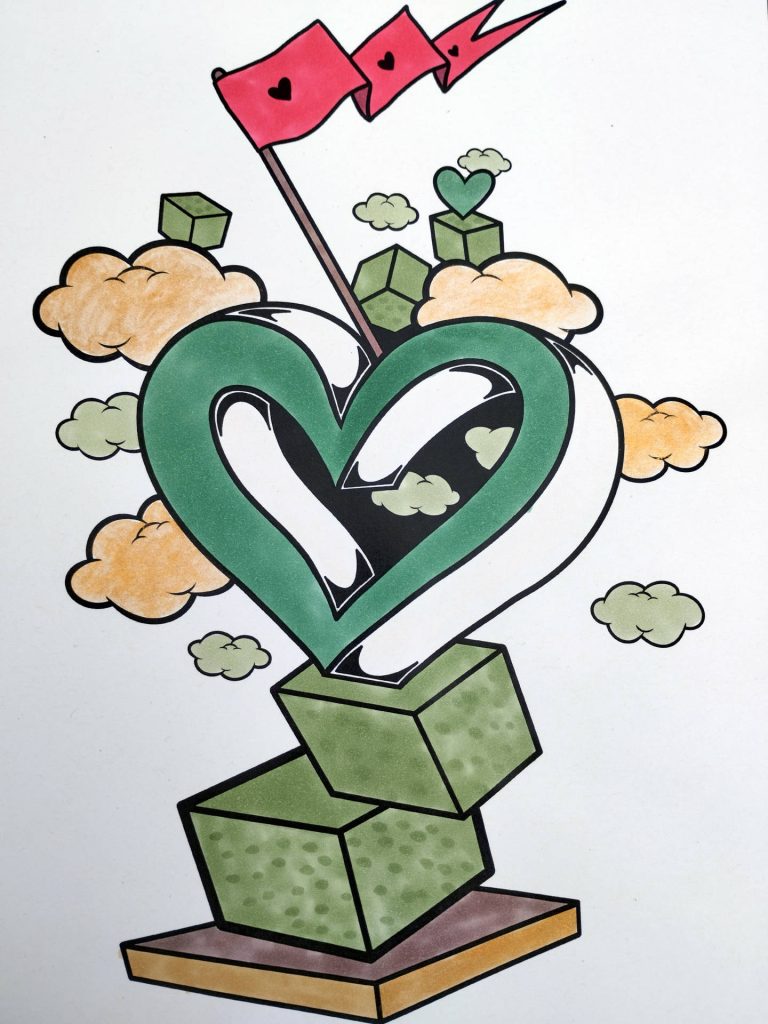 coloriage 2 Vast dans le livre Graffeurs Péi