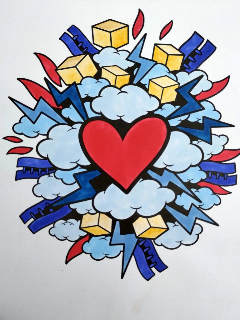 coloriage 3 Vast dans le livre Graffeurs Péi