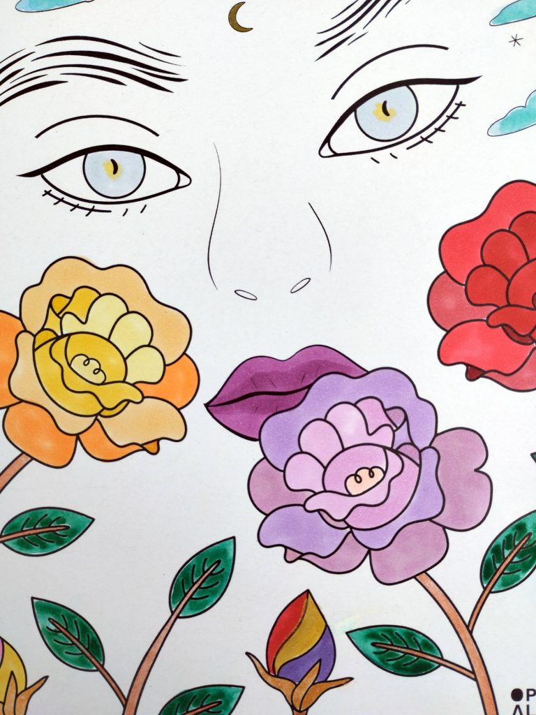 coloriage Opal 2 dans le livre Graffeurs Péi