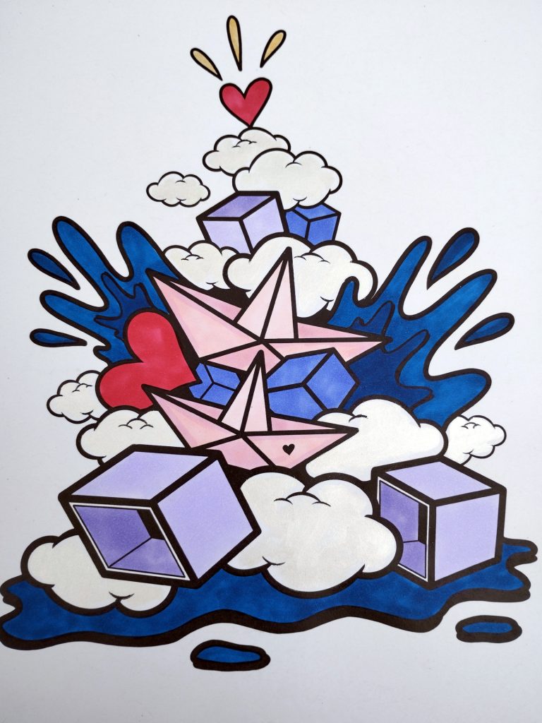 coloriage Vast dans le livre Graffeurs Péi