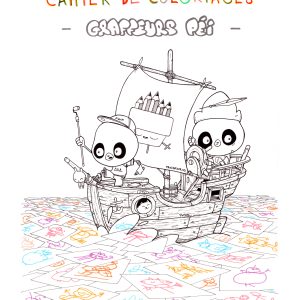Livre de coloriage Graffeurs Péi